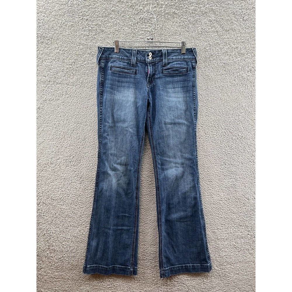 Ariat Denim Trouser Blue Jeans Flared Bell Bottoms Medium Wash Women’s 28R